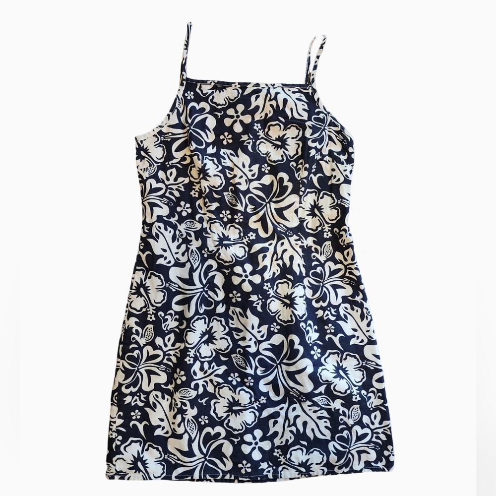 HeartSoul Cotton Blue Floral Dress